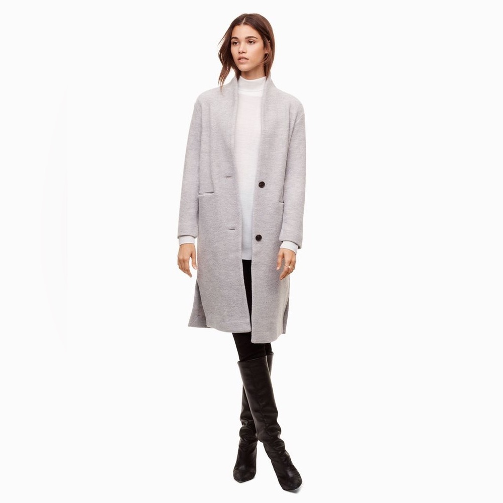 Aritzia - Wilfred Dujardin Sweater - Heather Light Grey